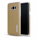 Wholesale Galaxy S8 Pro Armor Hybrid Case (Champagne Gold)